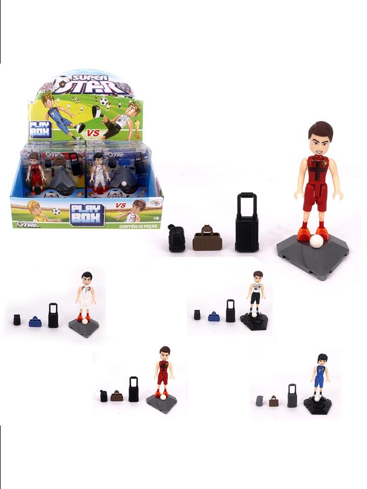 Soccer Doll Assembles and Disassembles Super Star Play Accessories