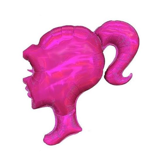 Barbie Head shaped Foil Ballon