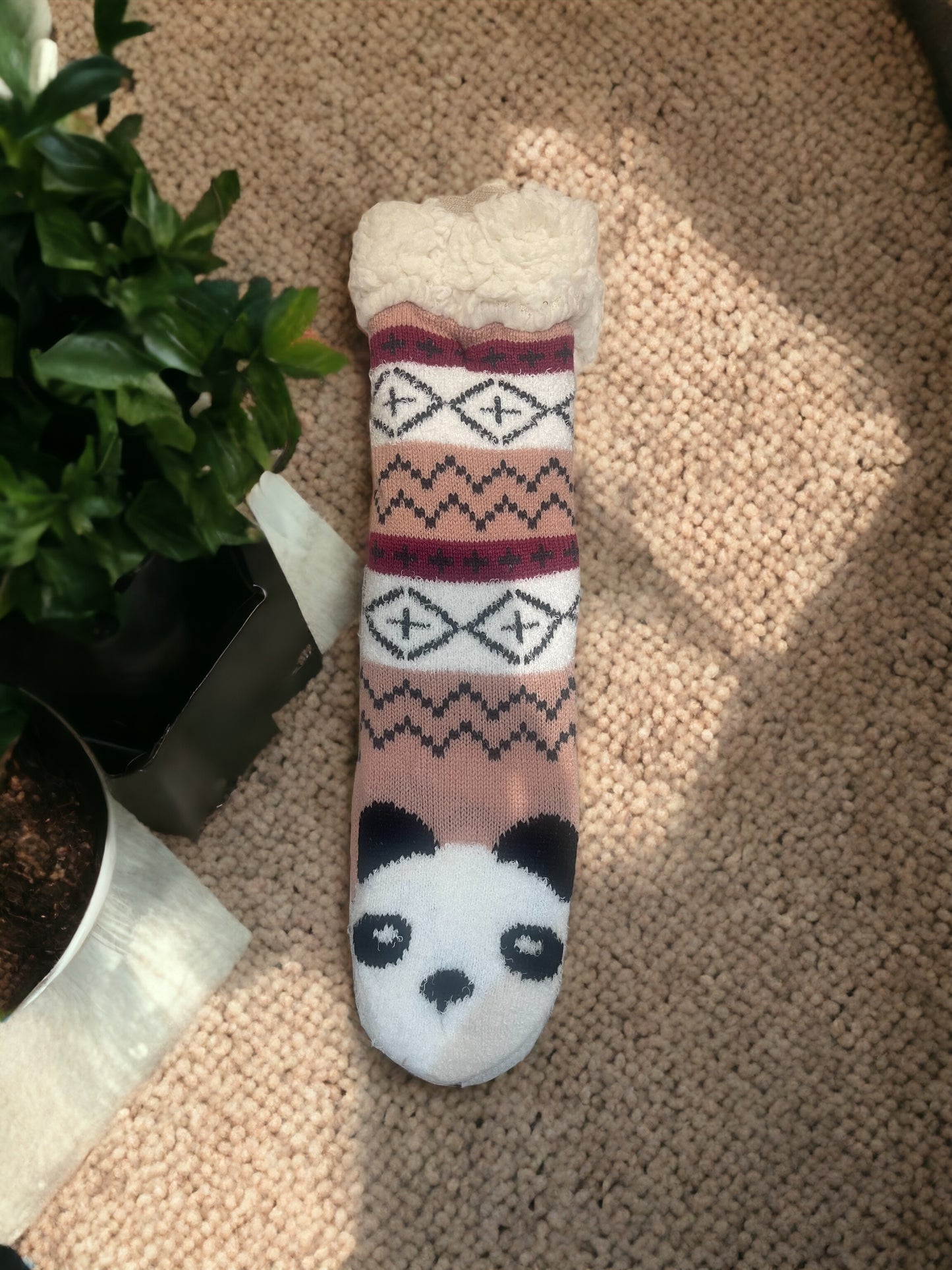 Women's Cozy Lined Warmer winter Slippers Socks
