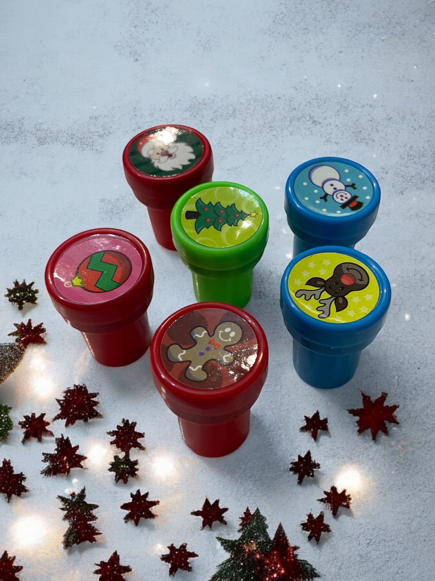 6Pcs Christmas Themed Children’s Stamp
