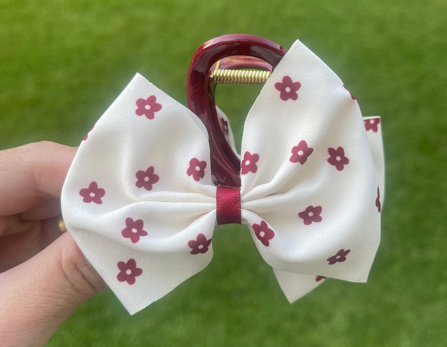 Large Bow Hair Claw Clip