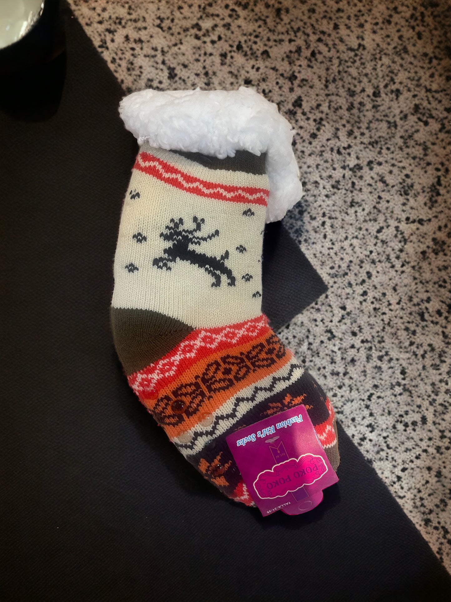 Kids Lined Slipper Socks