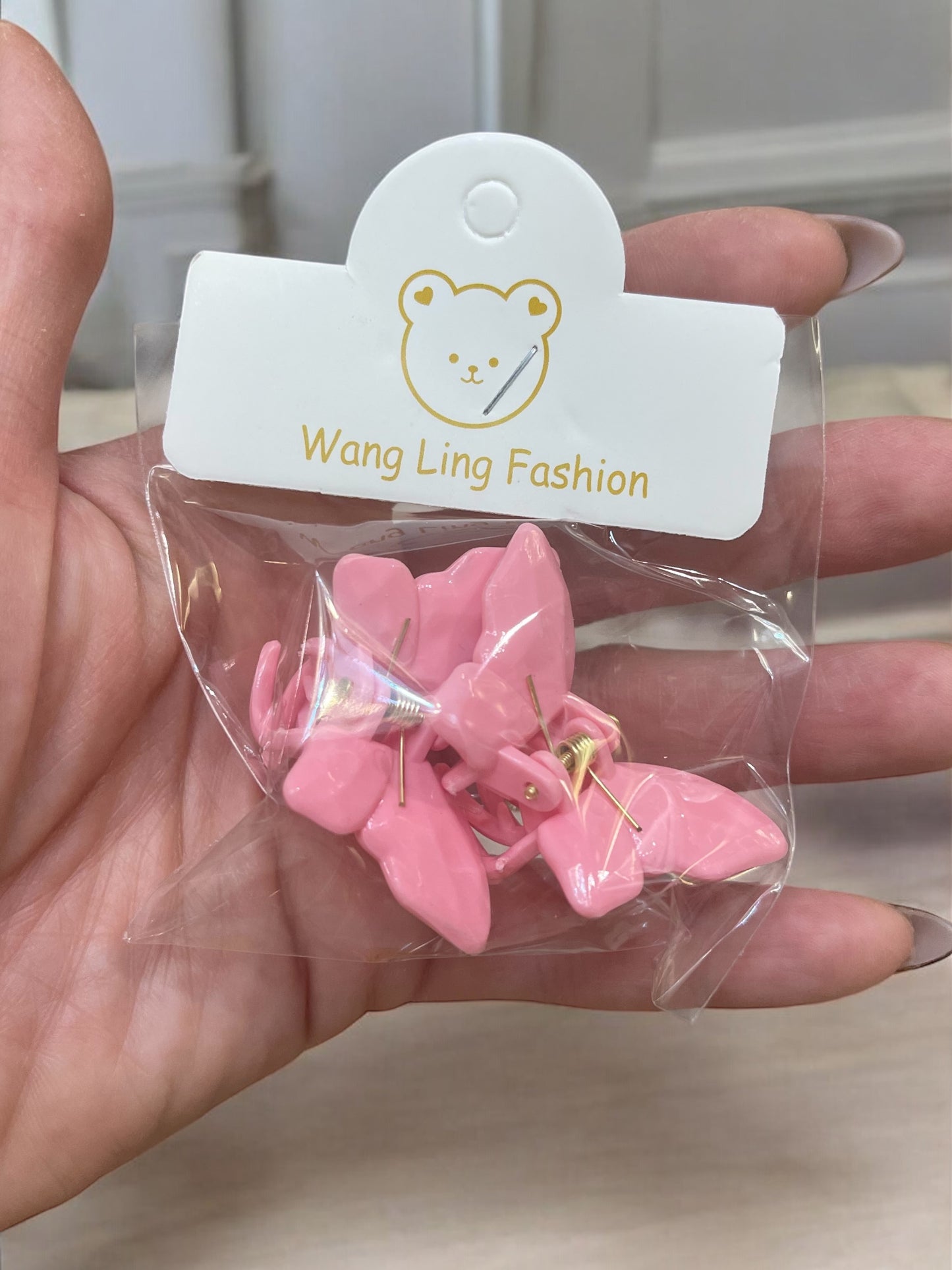 2Pcs Small Butterflies Hair Clips