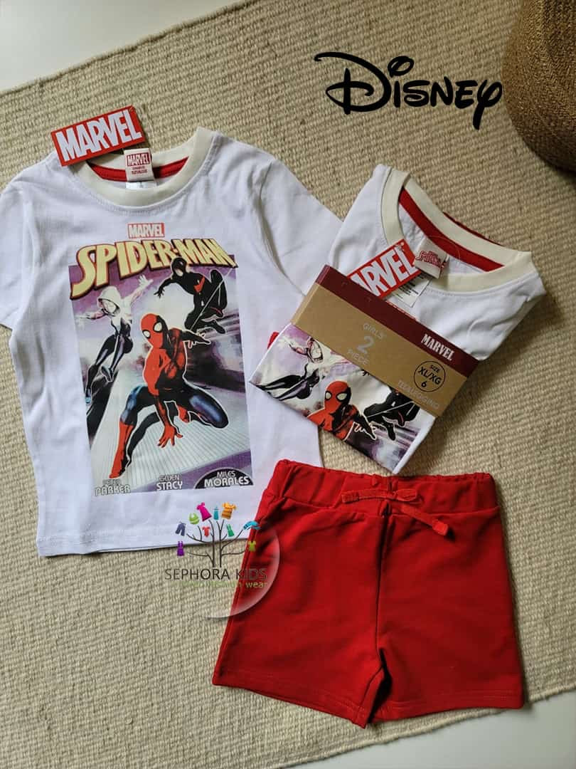 Spiderman Boy Summer Pyjama Set
