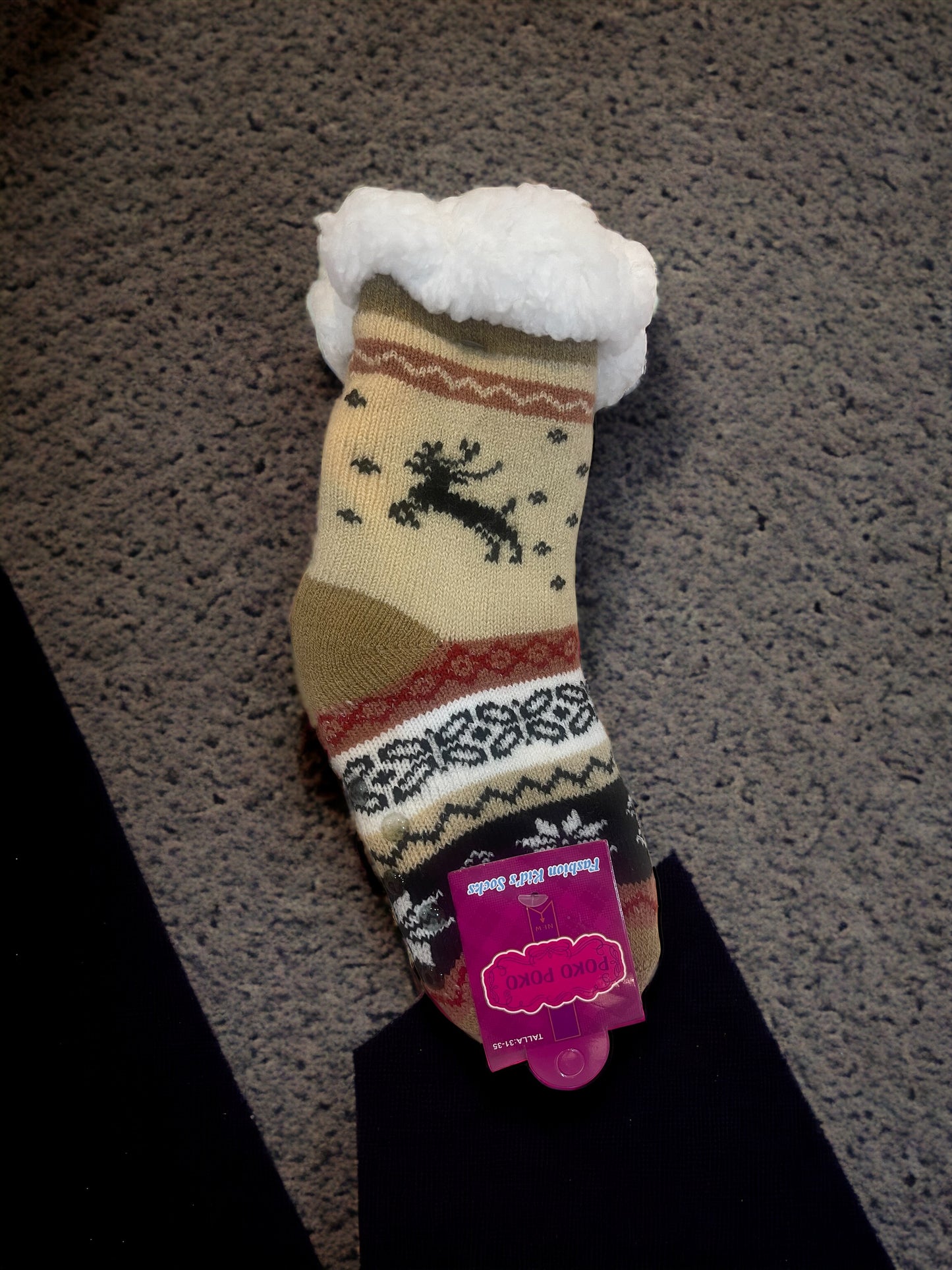 Kids Lined Slipper Socks
