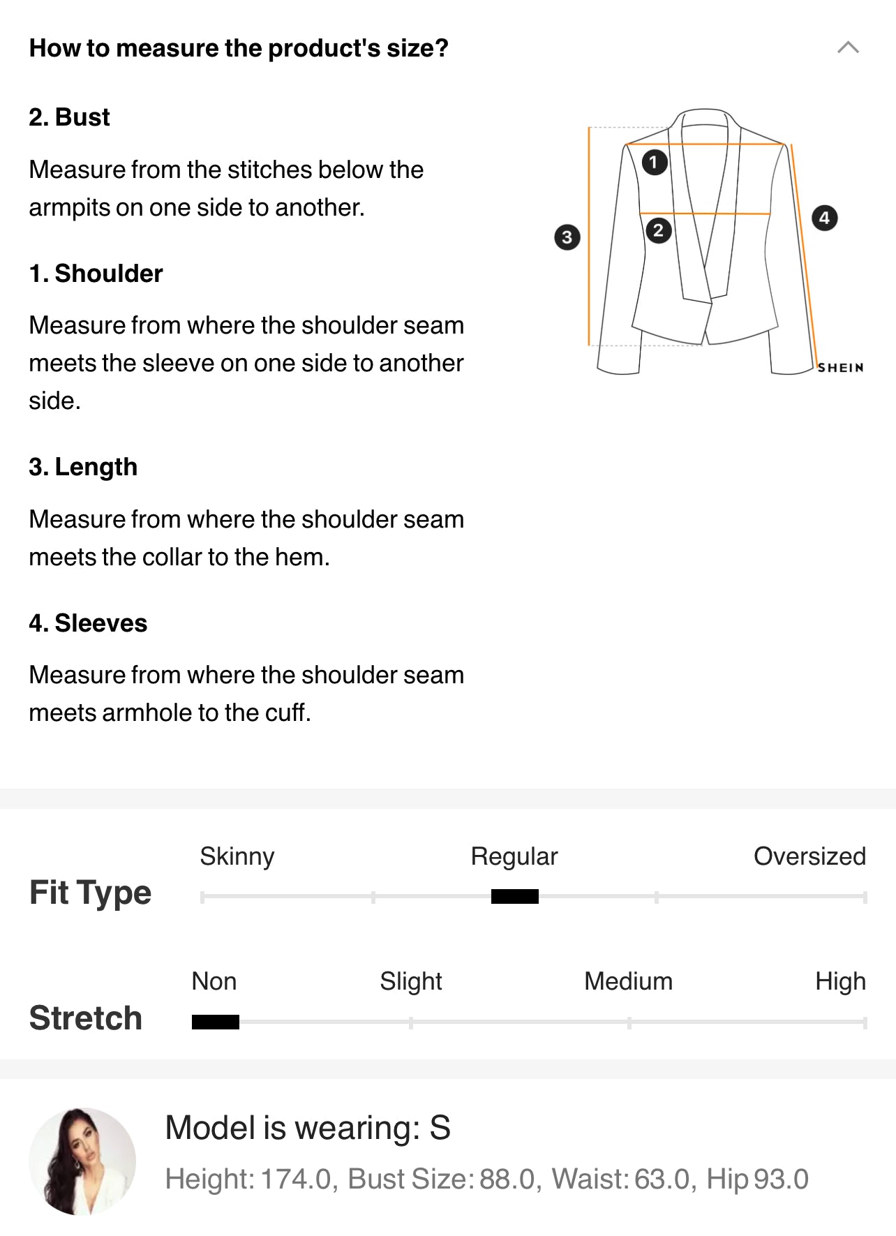 SHEIN Pearl Beaded Belted Wrap Blazer Dress - L