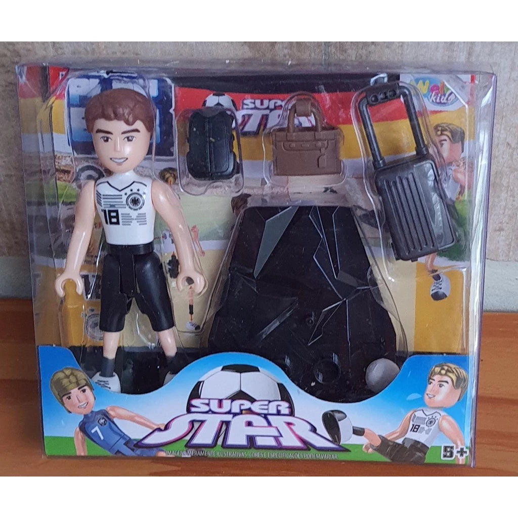 Soccer Doll Assembles and Disassembles Super Star Play Accessories