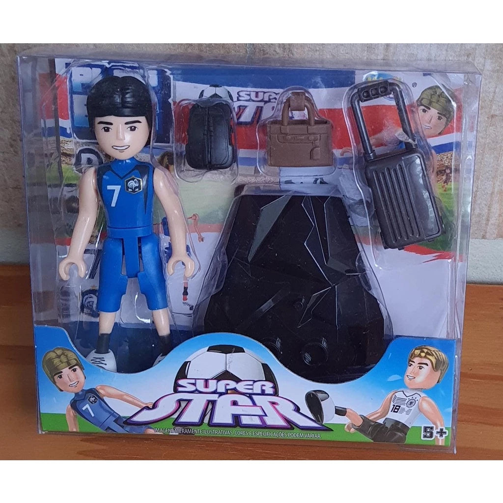 Soccer Doll Assembles and Disassembles Super Star Play Accessories