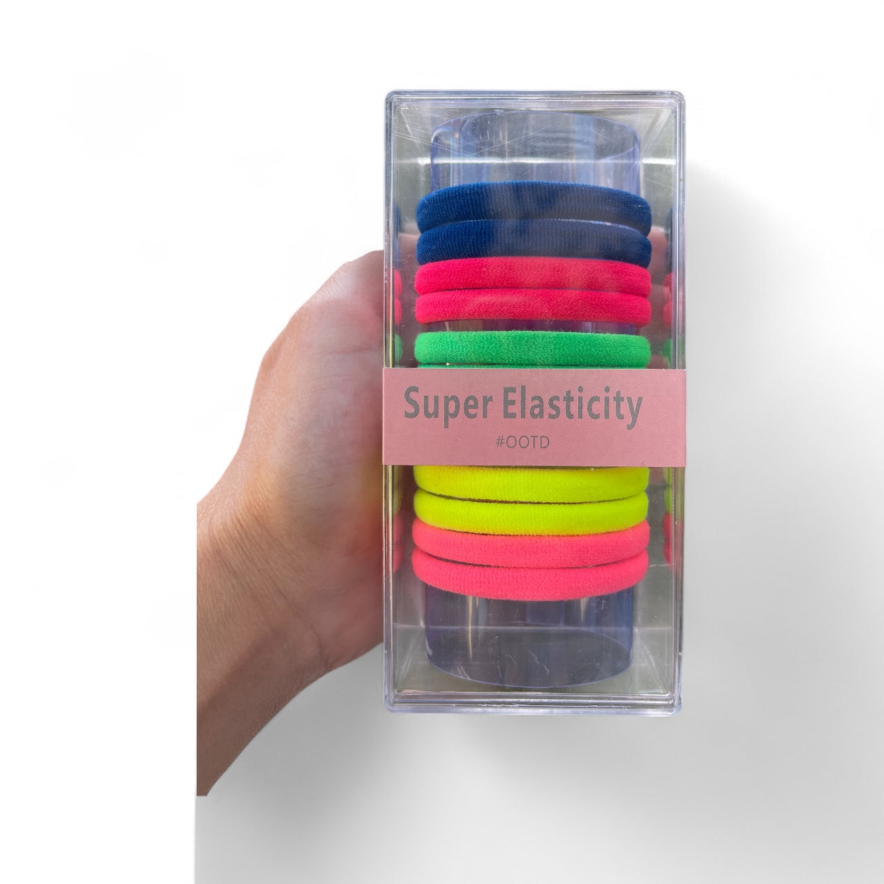Hair Accessories Cotton 10Pcs Colorful Hair Elastics Rubber Bands for Girls Women
