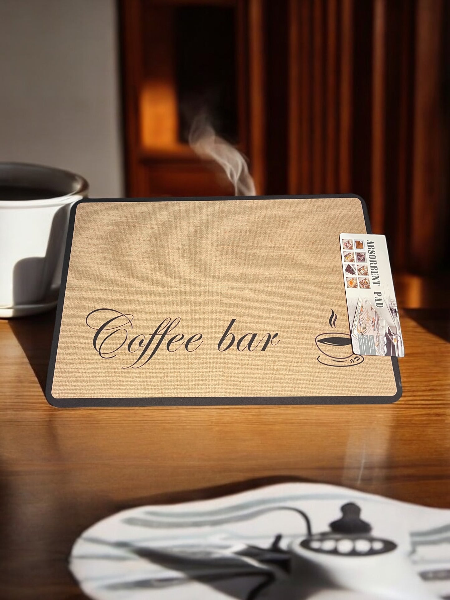 Coffee Mat Super Absorbent Drying for Kitchen Maker Quick Dry Bathroom Drain Pad Home Accessories Silicone