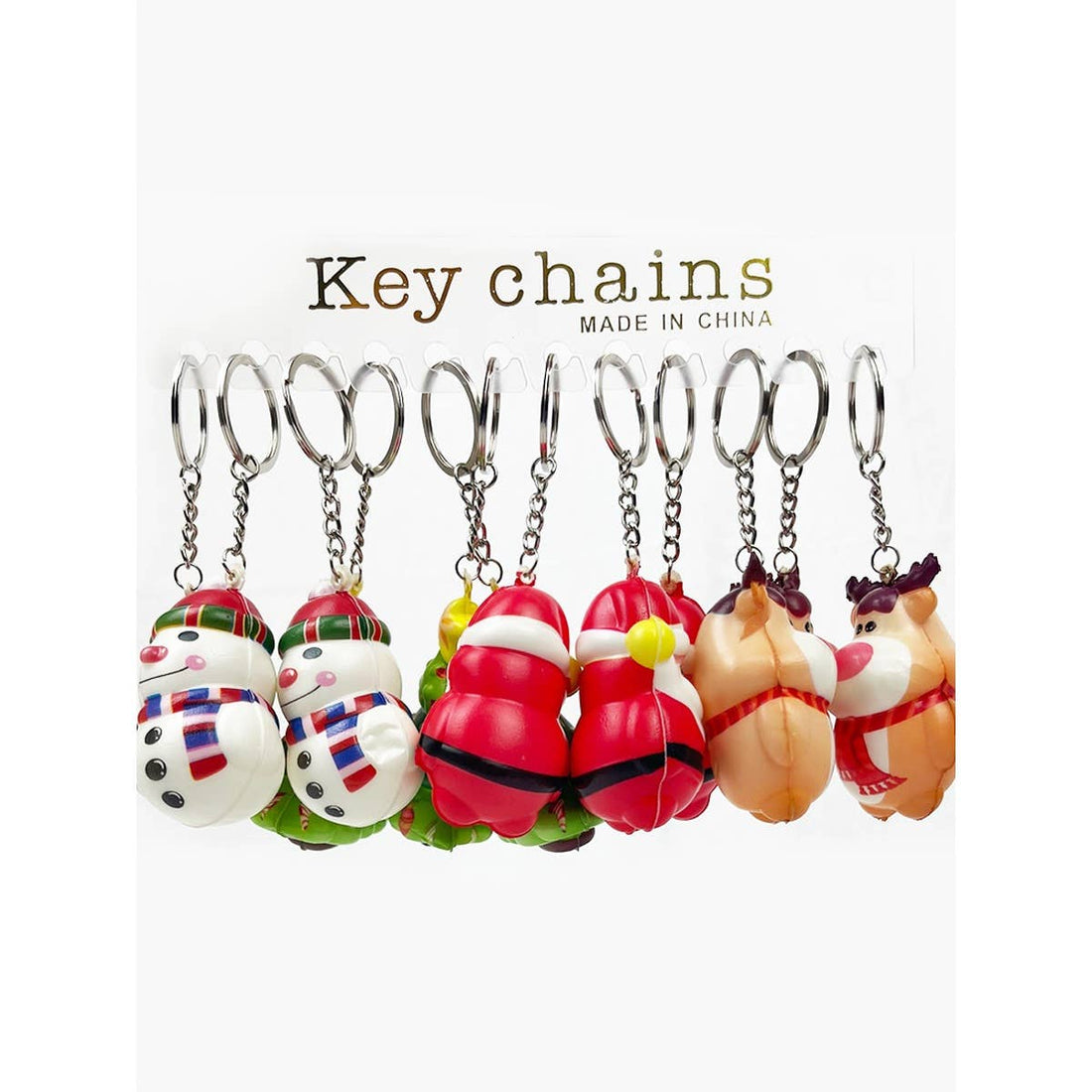 Christmas Squishy Keychain