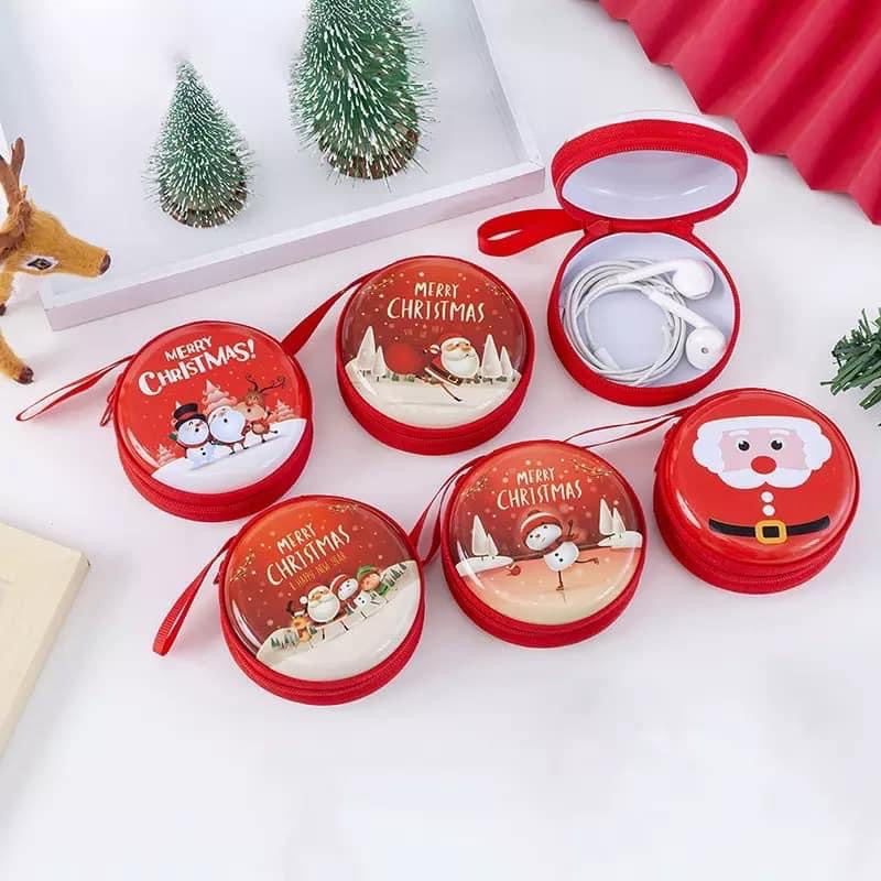 Christmas Round Mini Coin Purse
