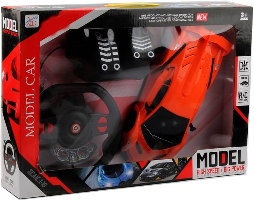 Steering Wheel Pedal Kids Gamepad Toys