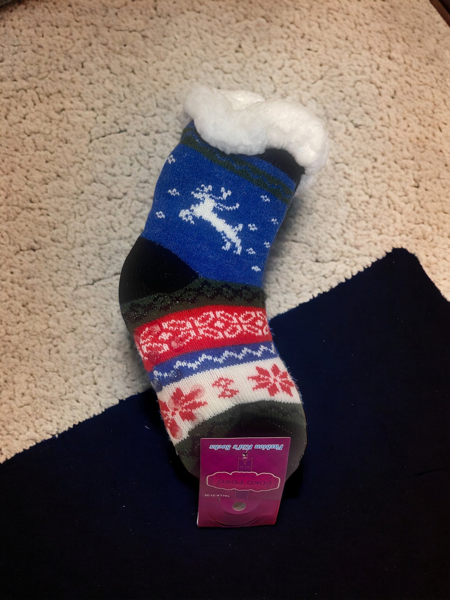 Kids Lined Slipper Socks