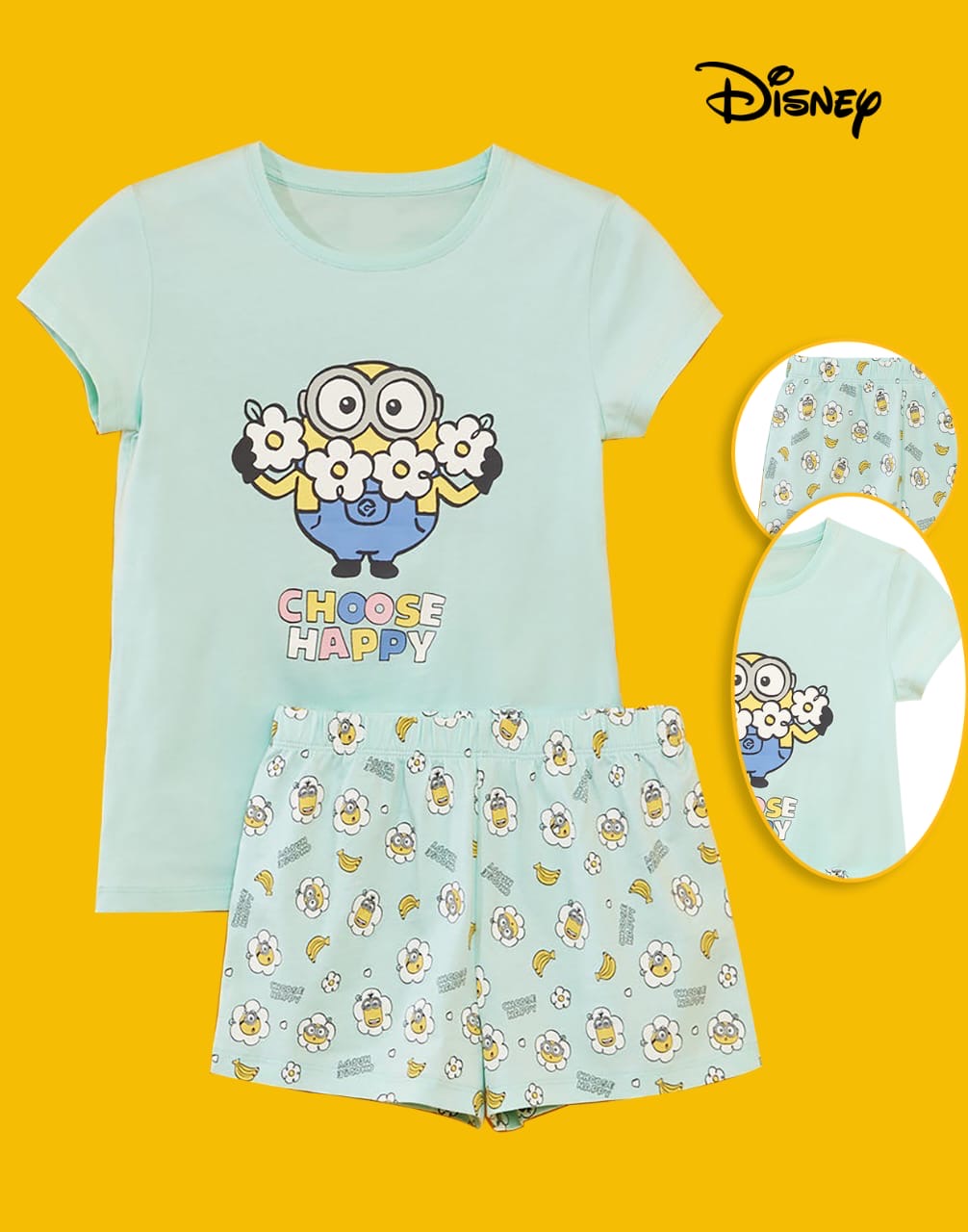 Disney Girls Summer Pyjama Set (2nd Collection)