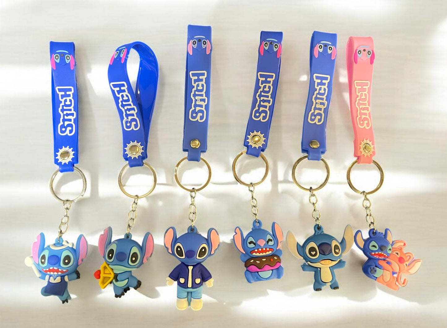 Stitch Rubber Keychain