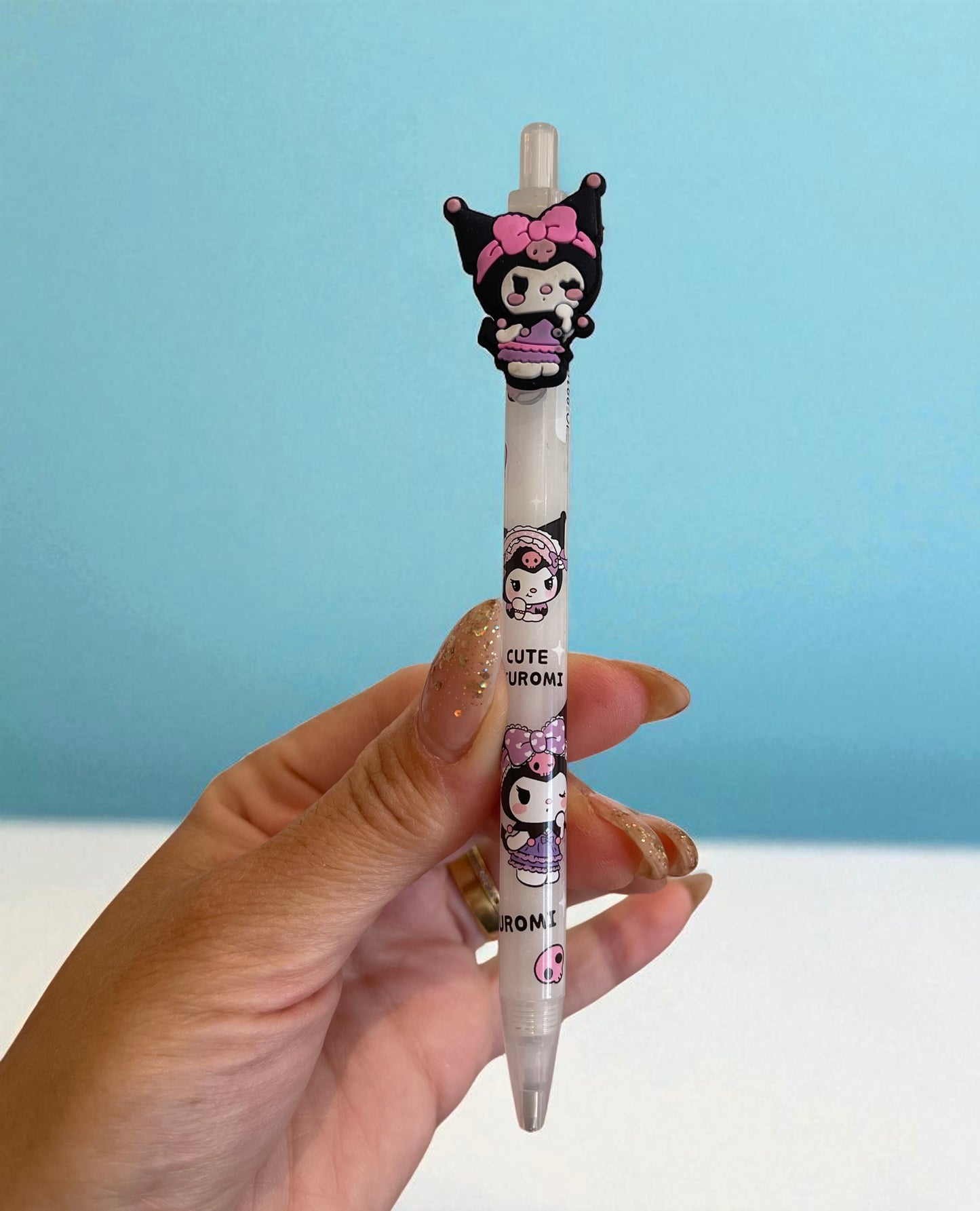 Sanrio Kuromi Mechanical Pencil Kawaii 0.7MM Drawing Writing Automatic Pen School Supplies
