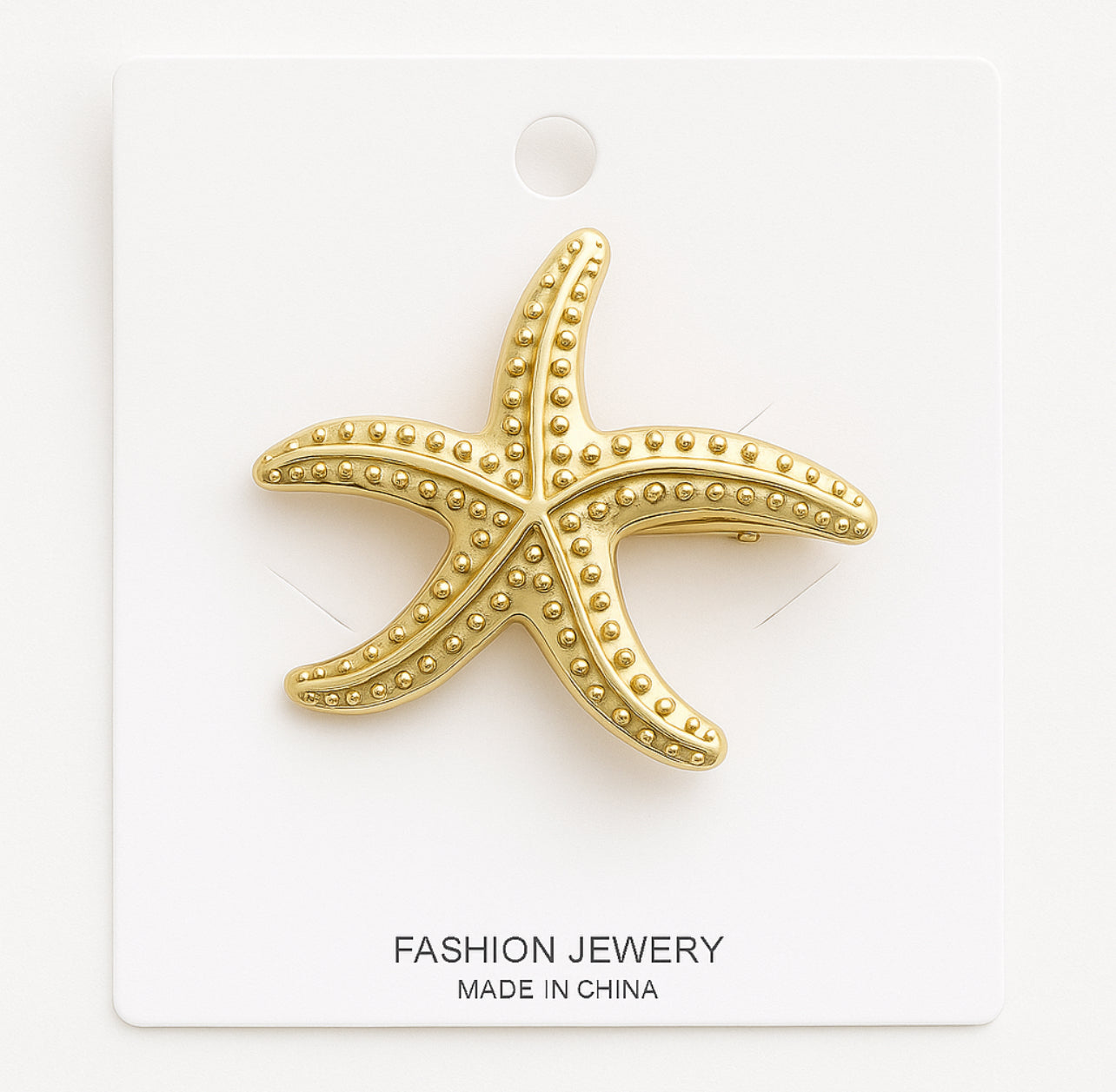 1Pc Women's Metal Hairpin Fashion Personalized Elegant Hair Accessories Trending Starfish Hairpin Decorative Hairpin, Hair Clips, Hair Barrettes Claw Clips