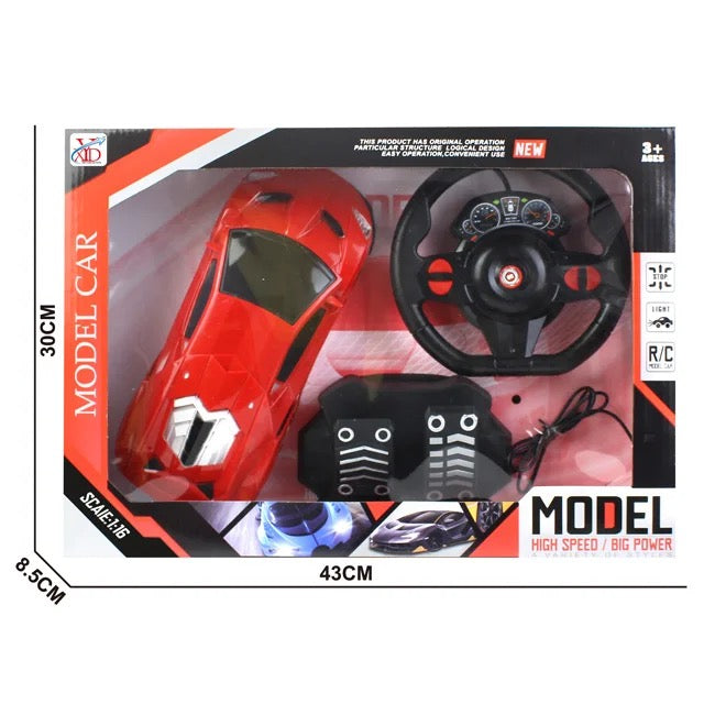 Steering Wheel Pedal Kids Gamepad Toys