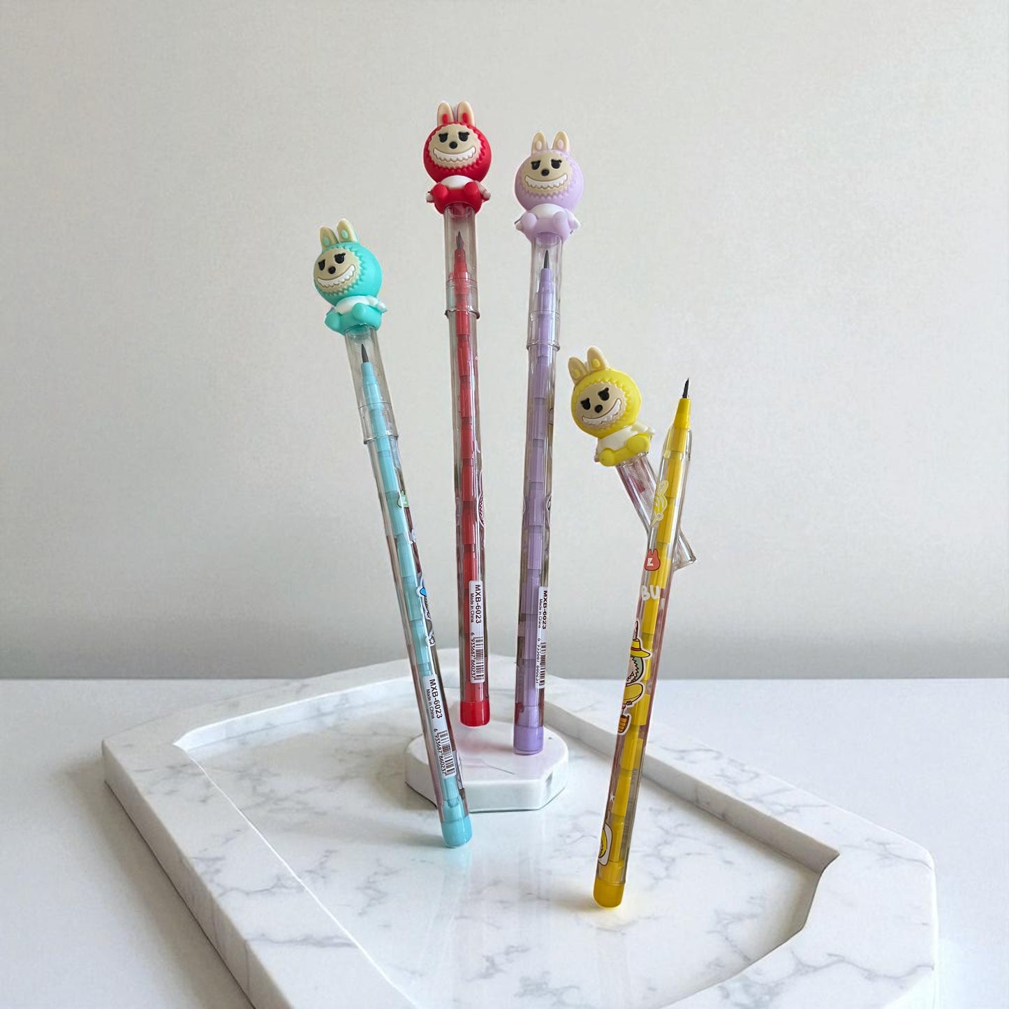 1Pc Labubu Cute Non Sharpening Mechanical Pencil Replaceable core Student Writing Pencil School Office Supplies Pencil Stationery