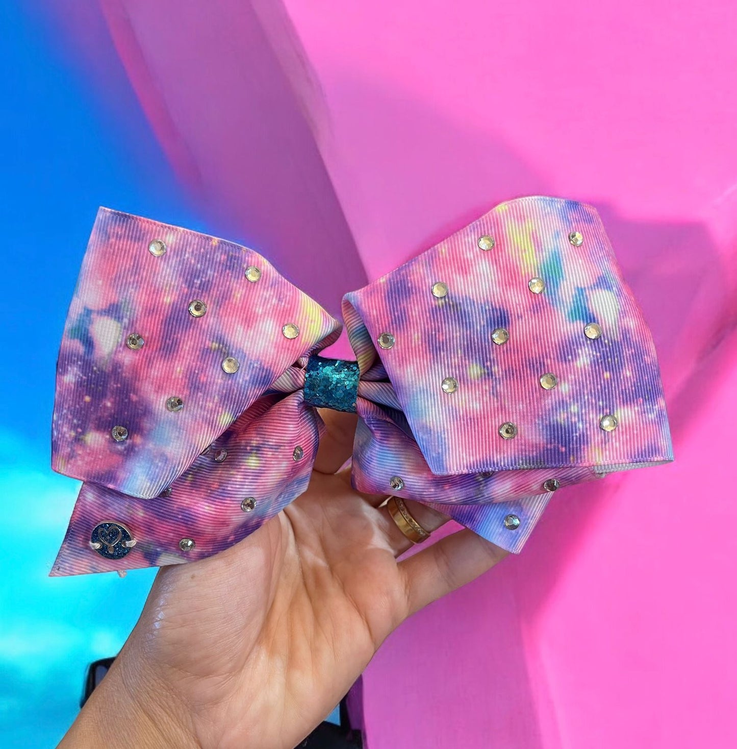 Jojo large bow hair clip for girls