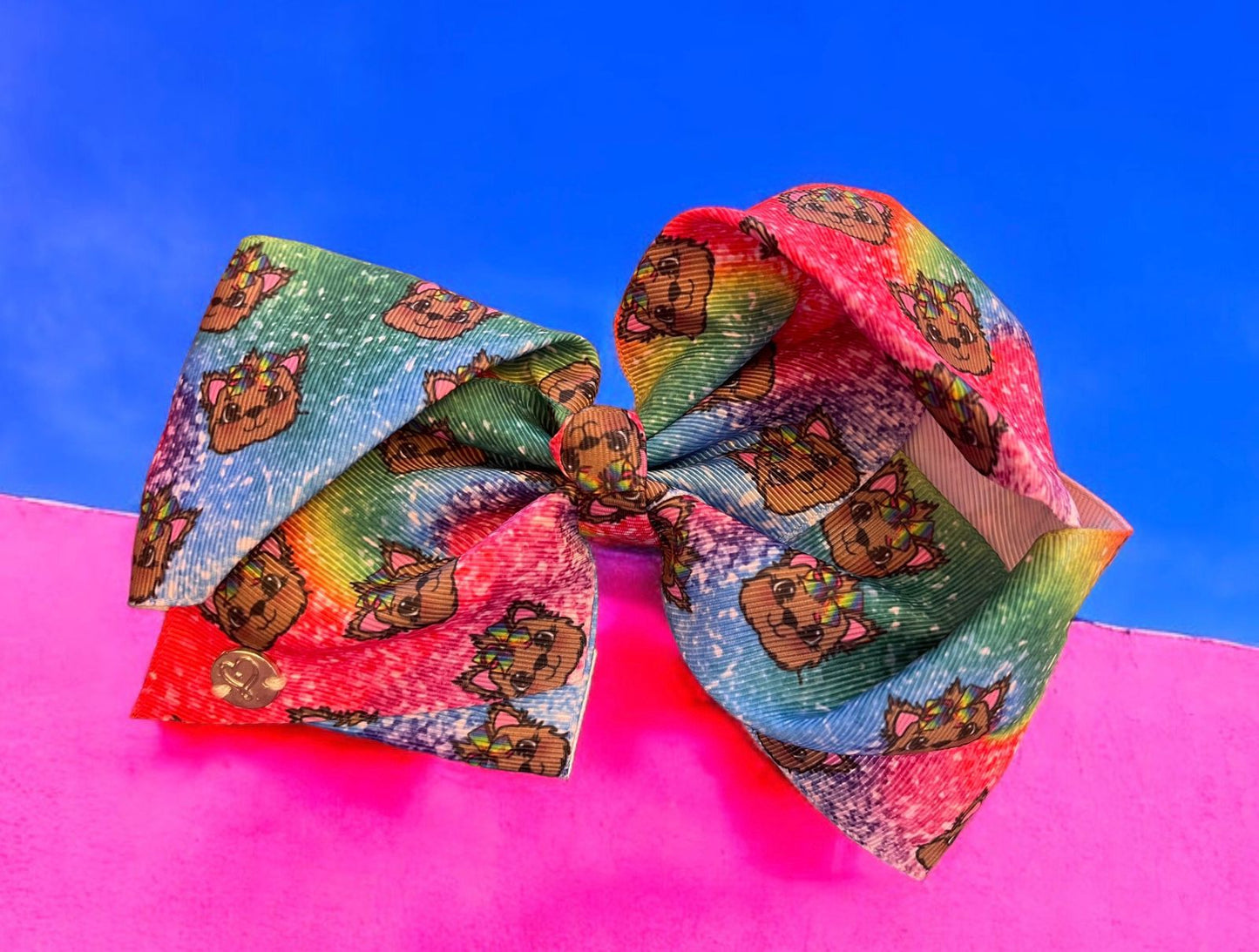 Jojo large bow hair clip for girls