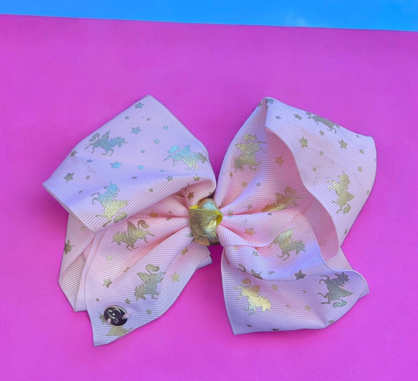 Jojo large bow hair clip for girls