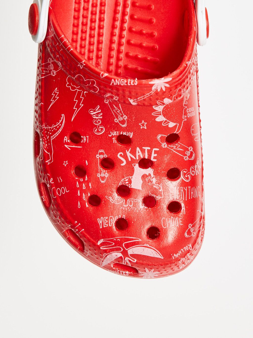 LCW patterned red clogs - 26