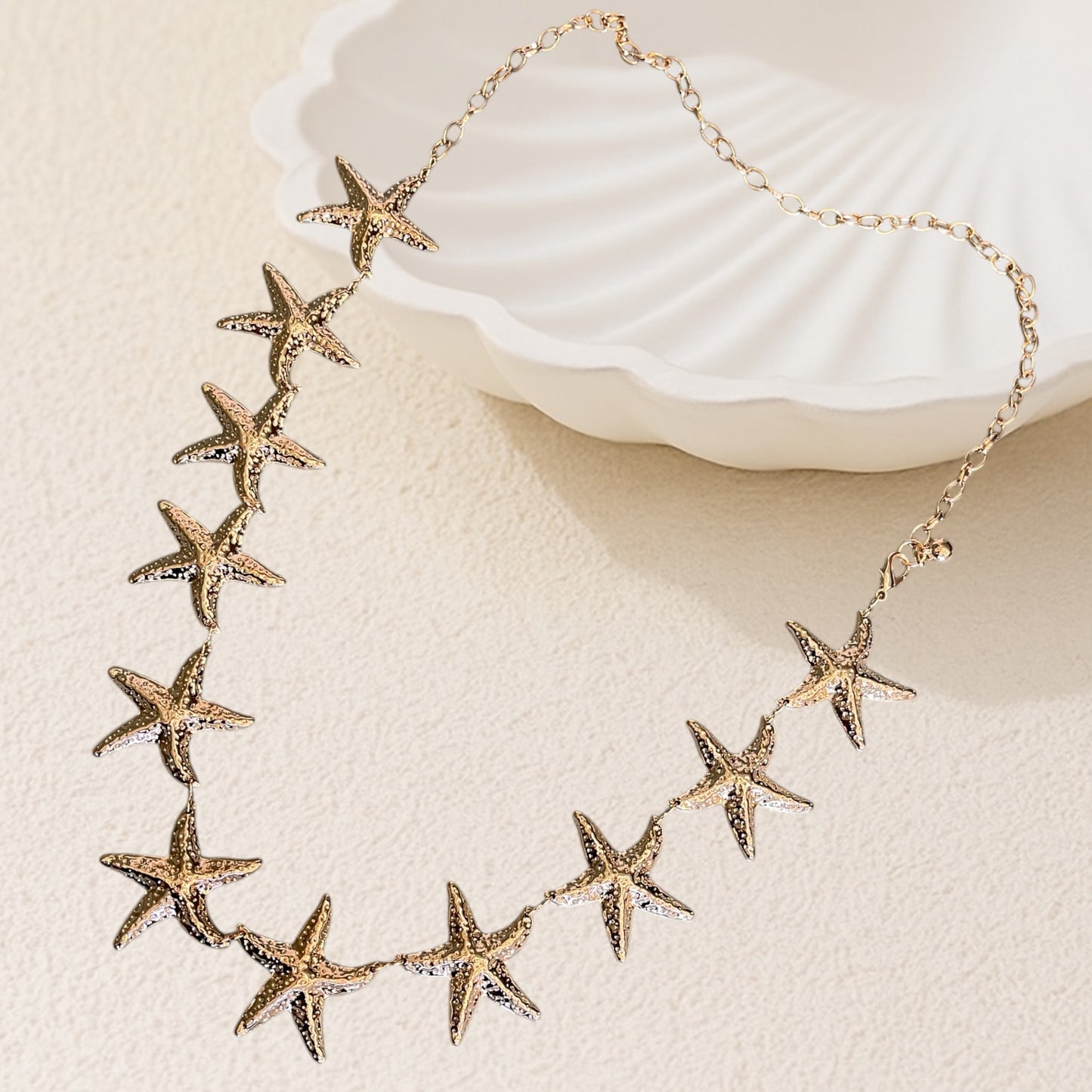 Ethnic style Starfish waist chain accessories Bohemian versatile belt women's dress high-end dress with waistband