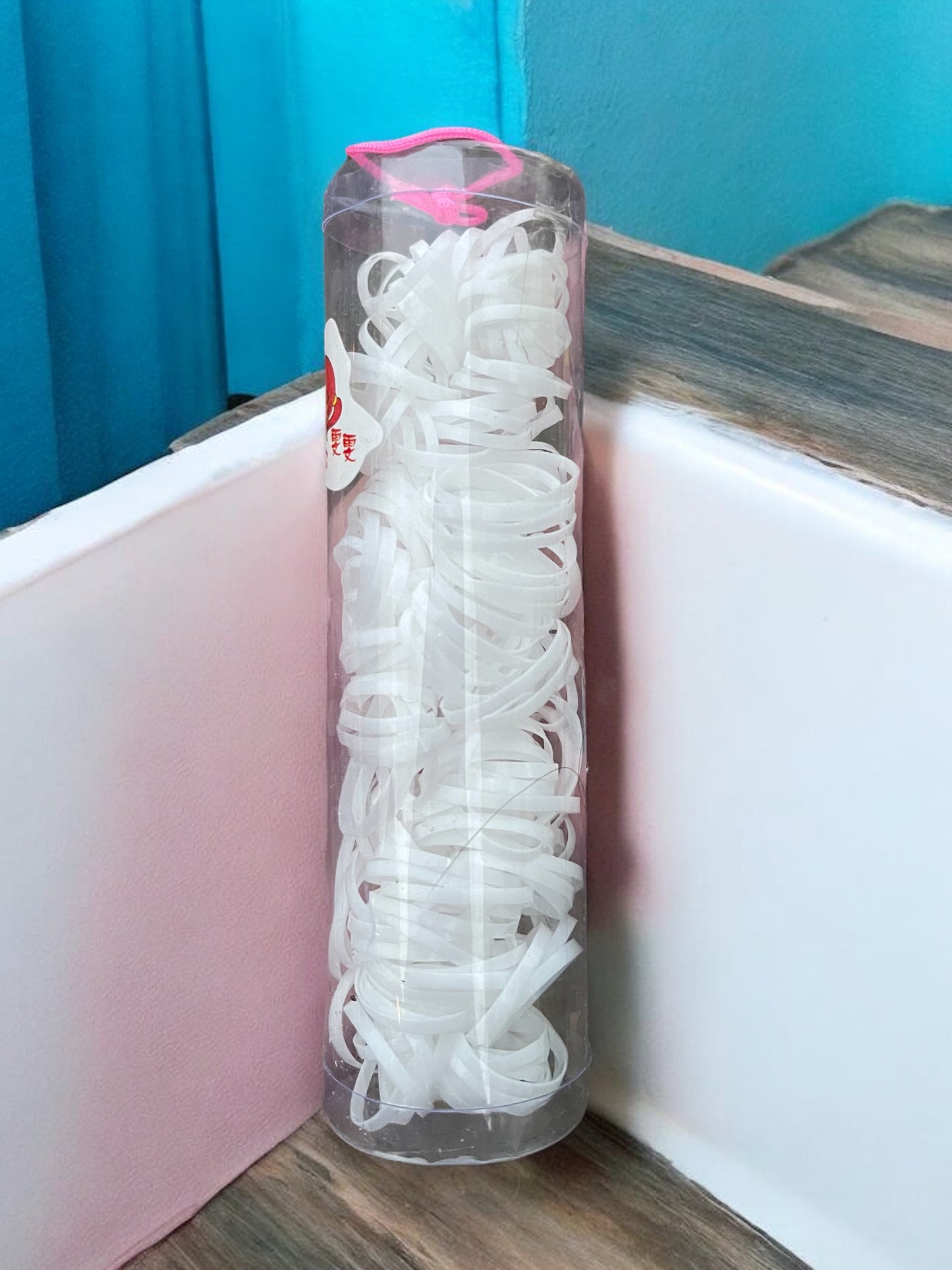 White Mini Rubber Bands Hair Rubber
Bands Elastic Hair Ties for Hair Making Hairstyles