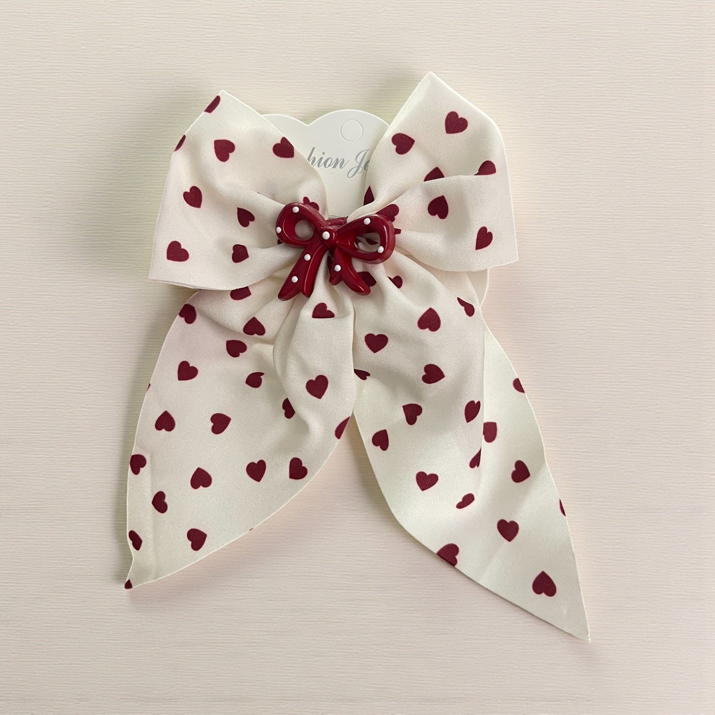 Elegant Burgundy Print Hair Bow Set š (4 Designs)