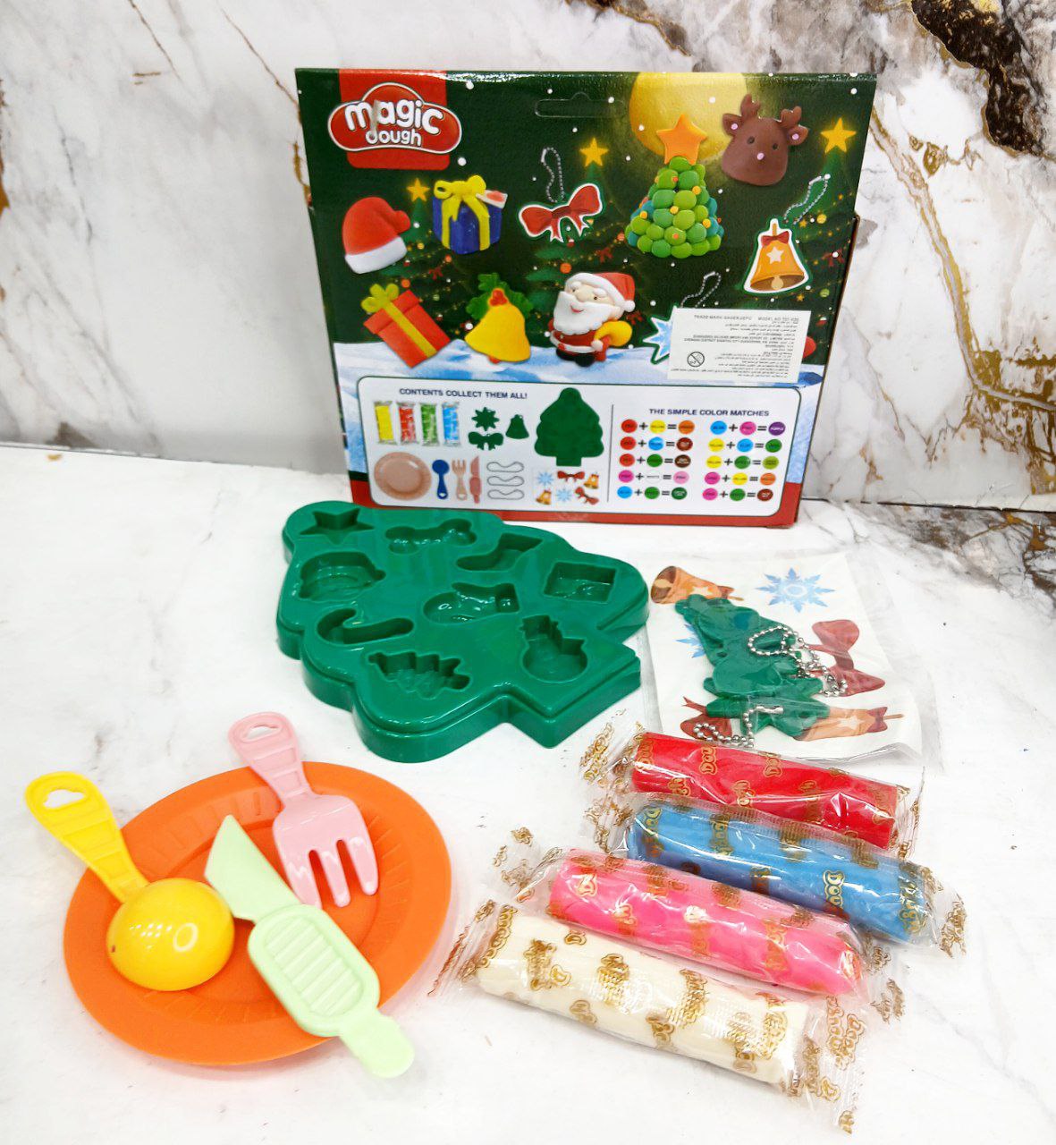 CHRISTMAS SHAPE MODELING Dough Kit