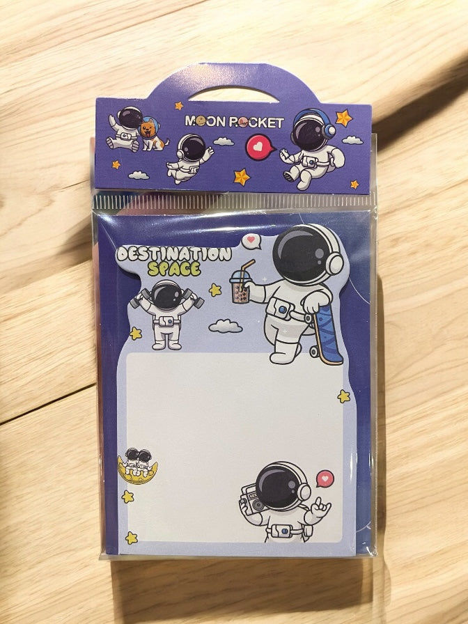 Stand-up Cute Unicorn, Astronaut Sticky Note