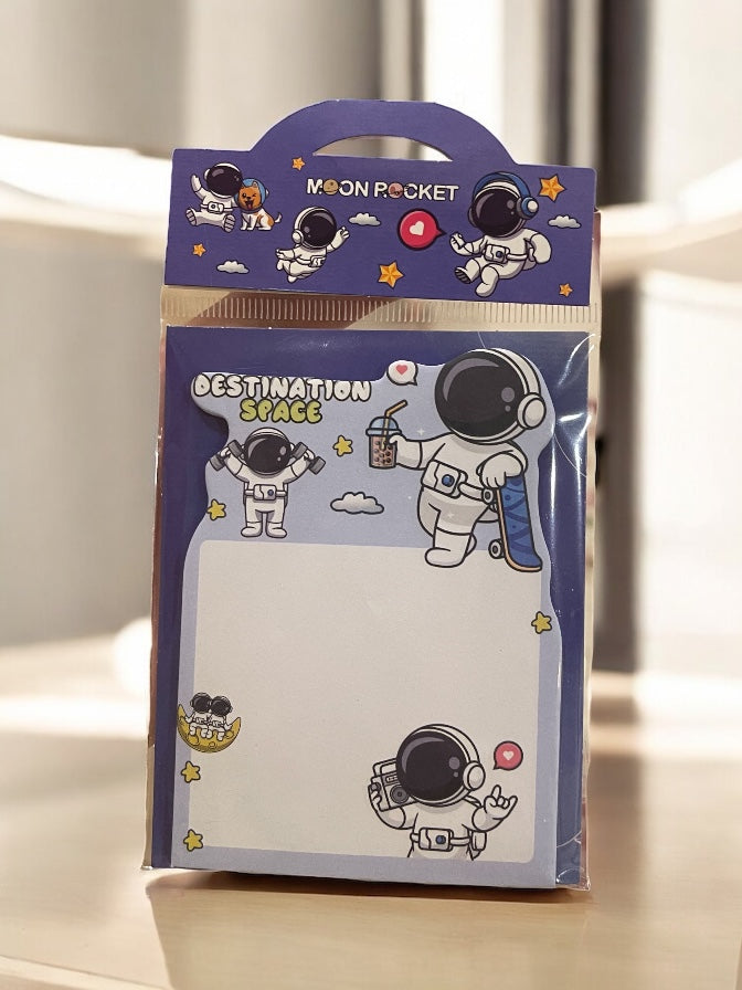 Stand-up Cute Unicorn, Astronaut Sticky Note