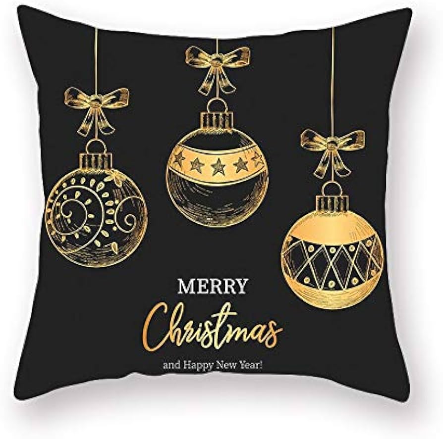 1Pcs Christmas Themed Velvet Cushion Cover Decorative Sofa Home Cars Throw Decor Pillowcover