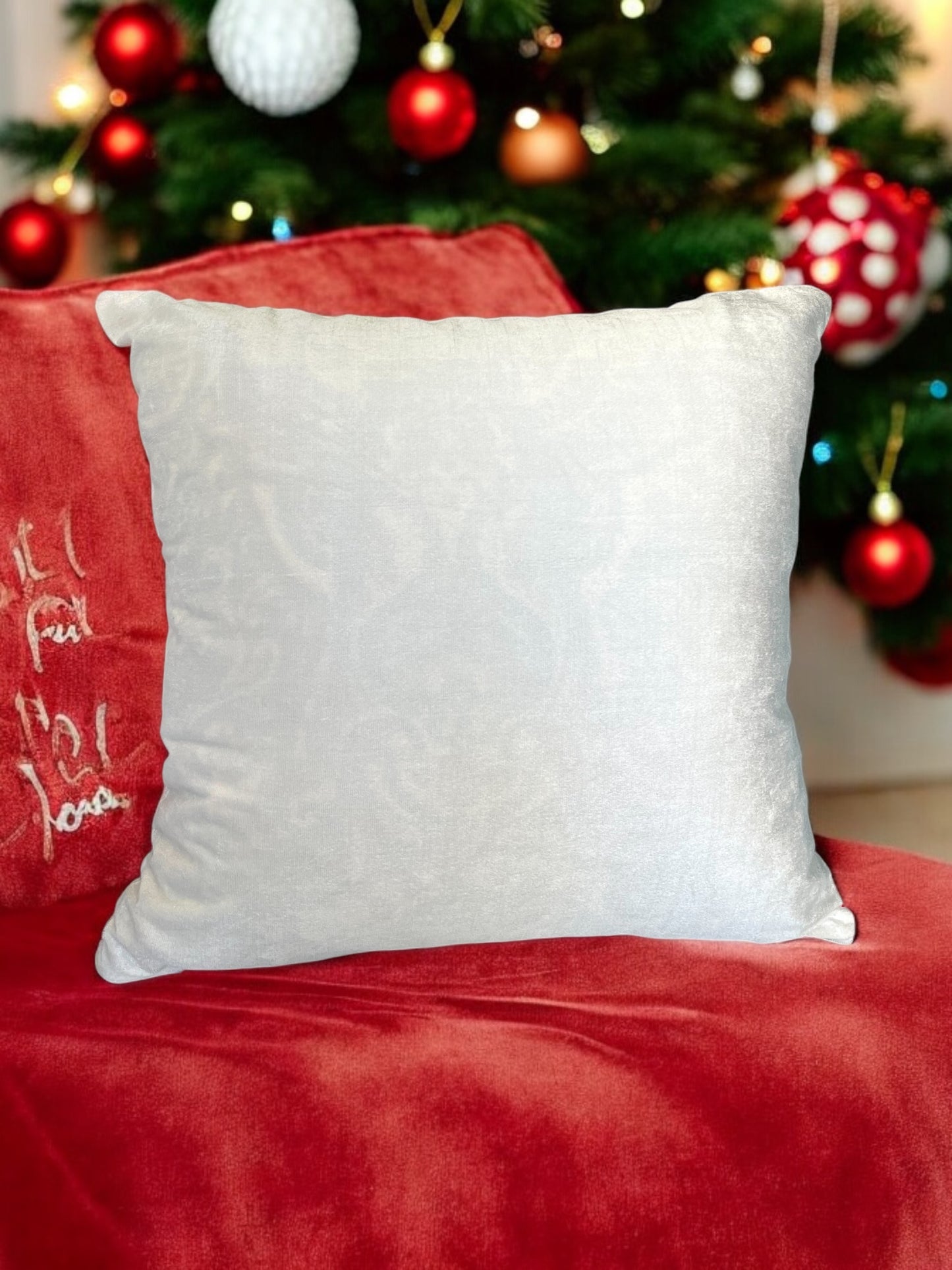 1Pcs Christmas Themed Velvet Cushion Cover Decorative Sofa Home Cars Throw Decor Pillowcover
