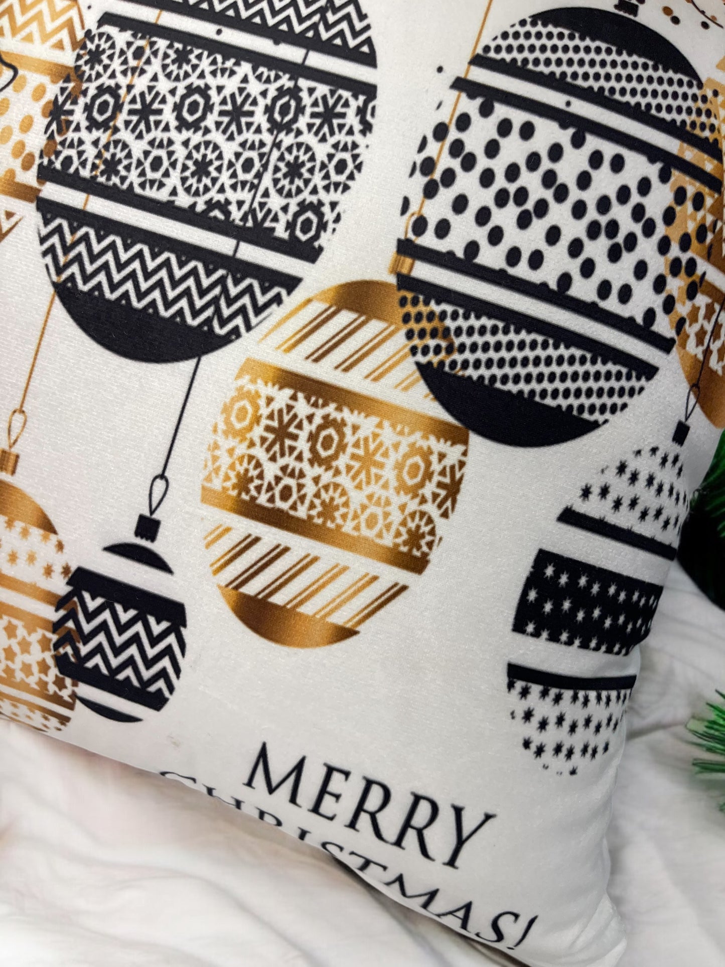 1Pcs Christmas Themed Velvet Cushion Cover Decorative Sofa Home Cars Throw Decor Pillowcover