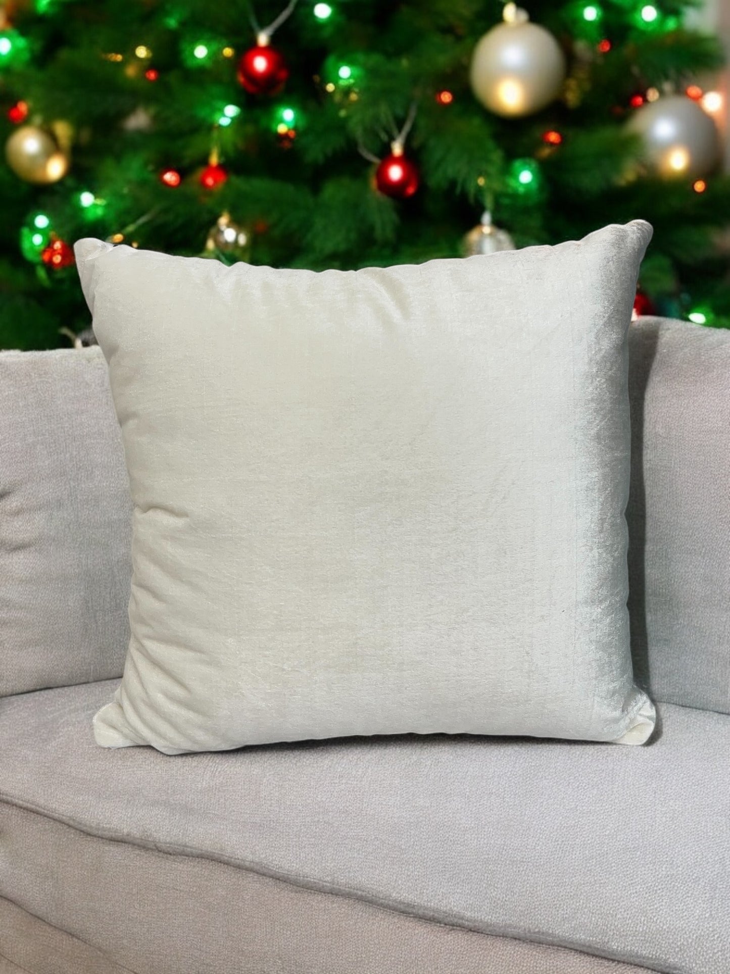 1Pcs Christmas Themed Velvet Cushion Cover Decorative Sofa Home Cars Throw Decor Pillowcover