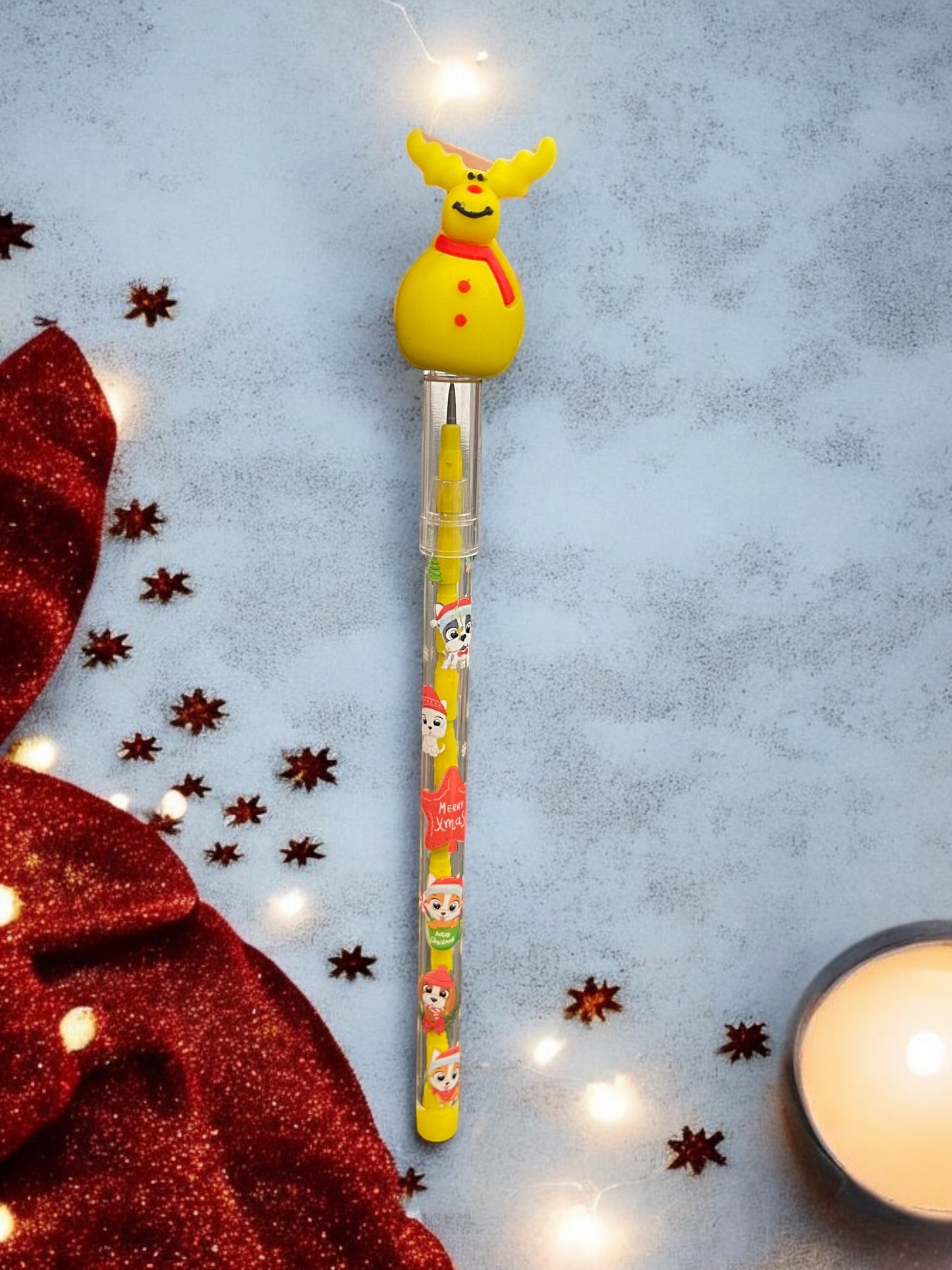 Cartoon Cute Christmas Mechanical Pencil for Student Christmas Gift School Stationery