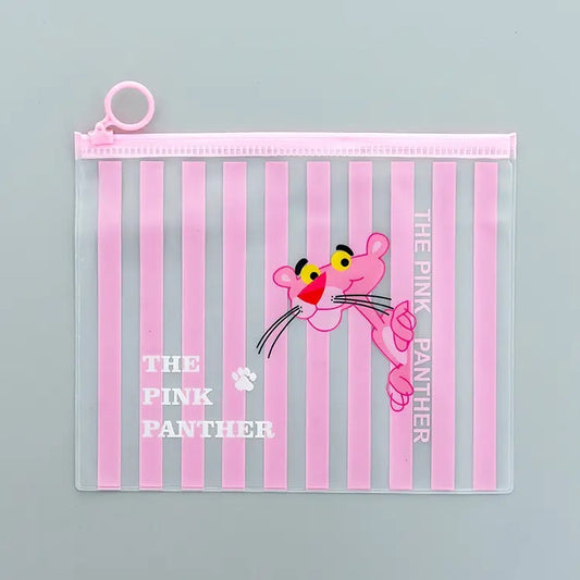 Pink Panther Pencil Case, Makeup Purse, Organizer