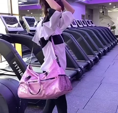 Women's Gym Bags Large Capacity Travel Handbag Dry And Wet Separation Sport Fitness Bag Waterproof Nylon Storage Portable Bag