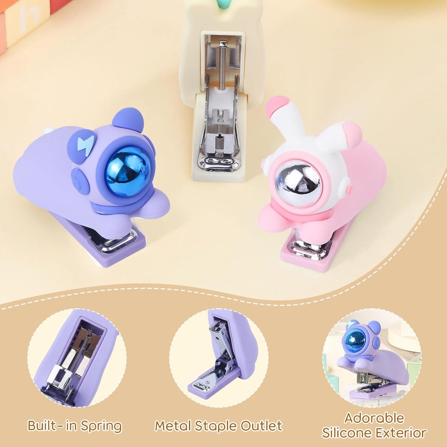 Purple Silicone Stapler