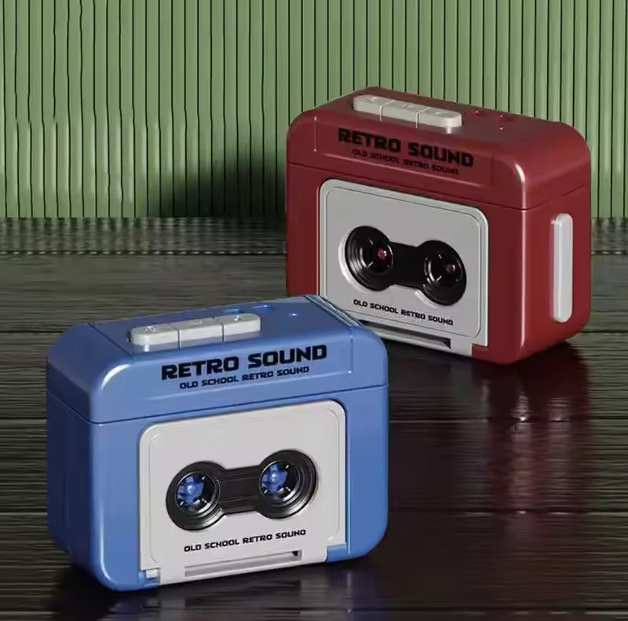 Retro Recorder Mini Portable Fun Music Box With Sound Decompression Ornament Keychain Schoolbag Small Pendant Friends Gifts