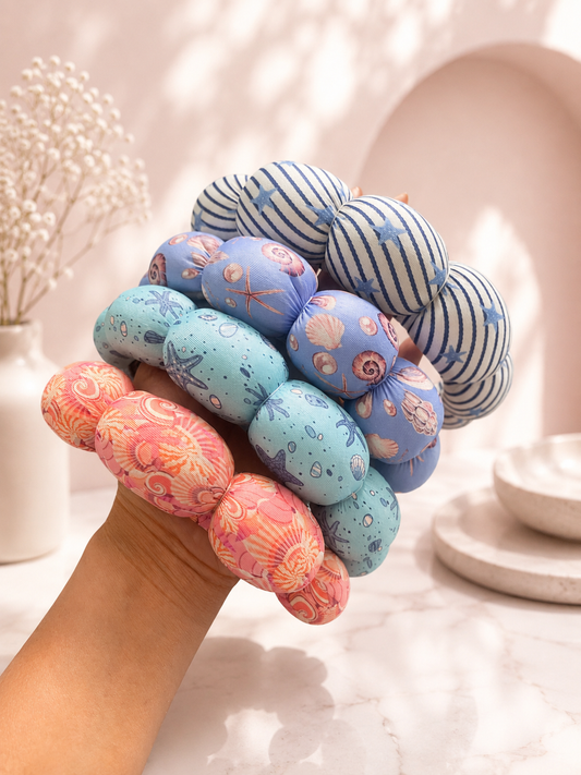Ocean Bloom Bubble Headband