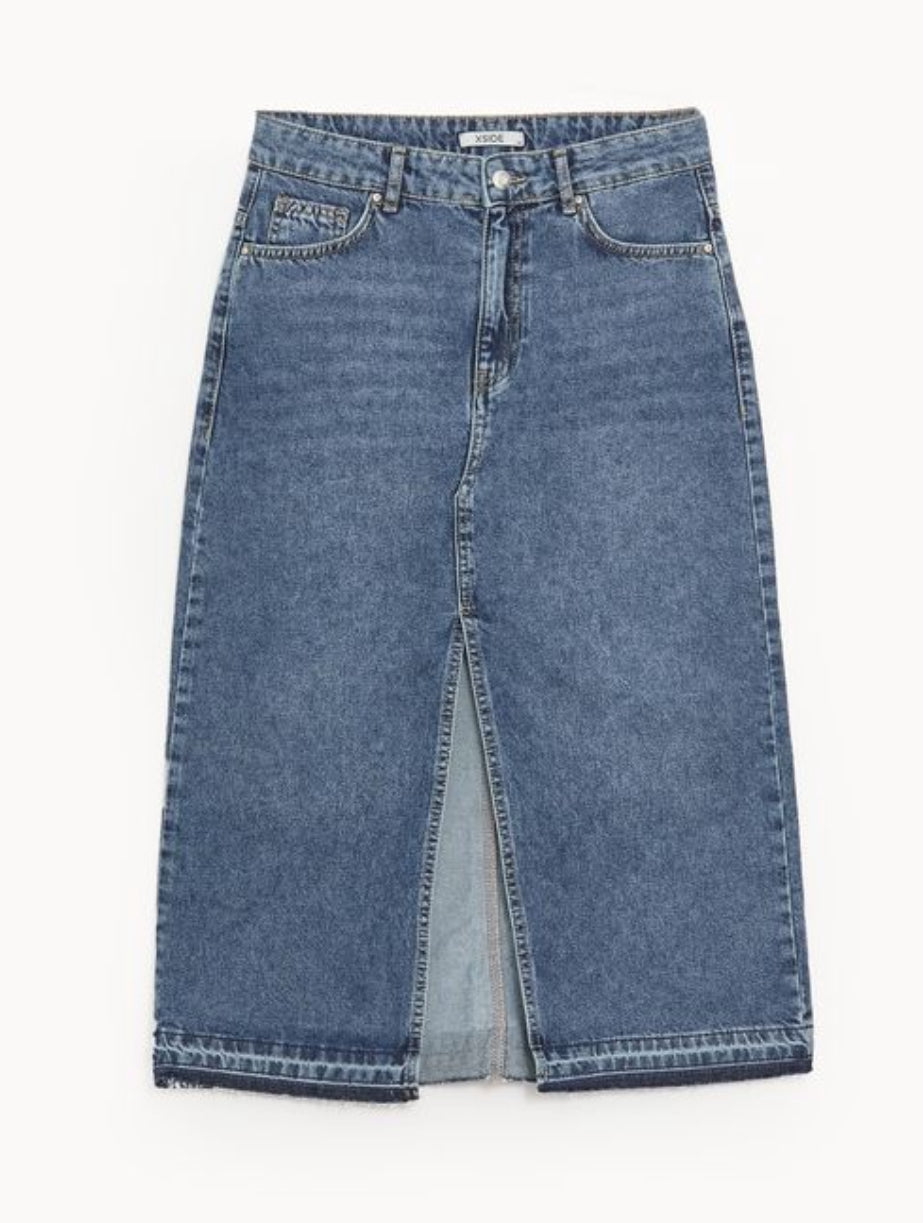 LC Waikiki Slim Fit Women's Denim Skirt - L