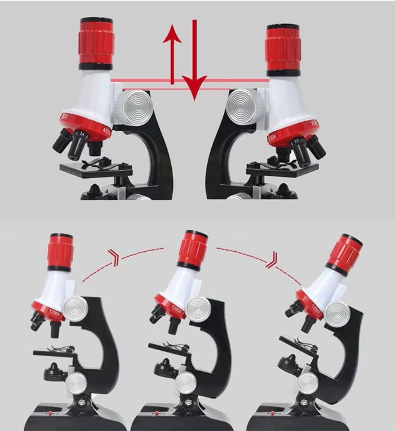Science Microscope Educational Series Scientific Instrument Kit