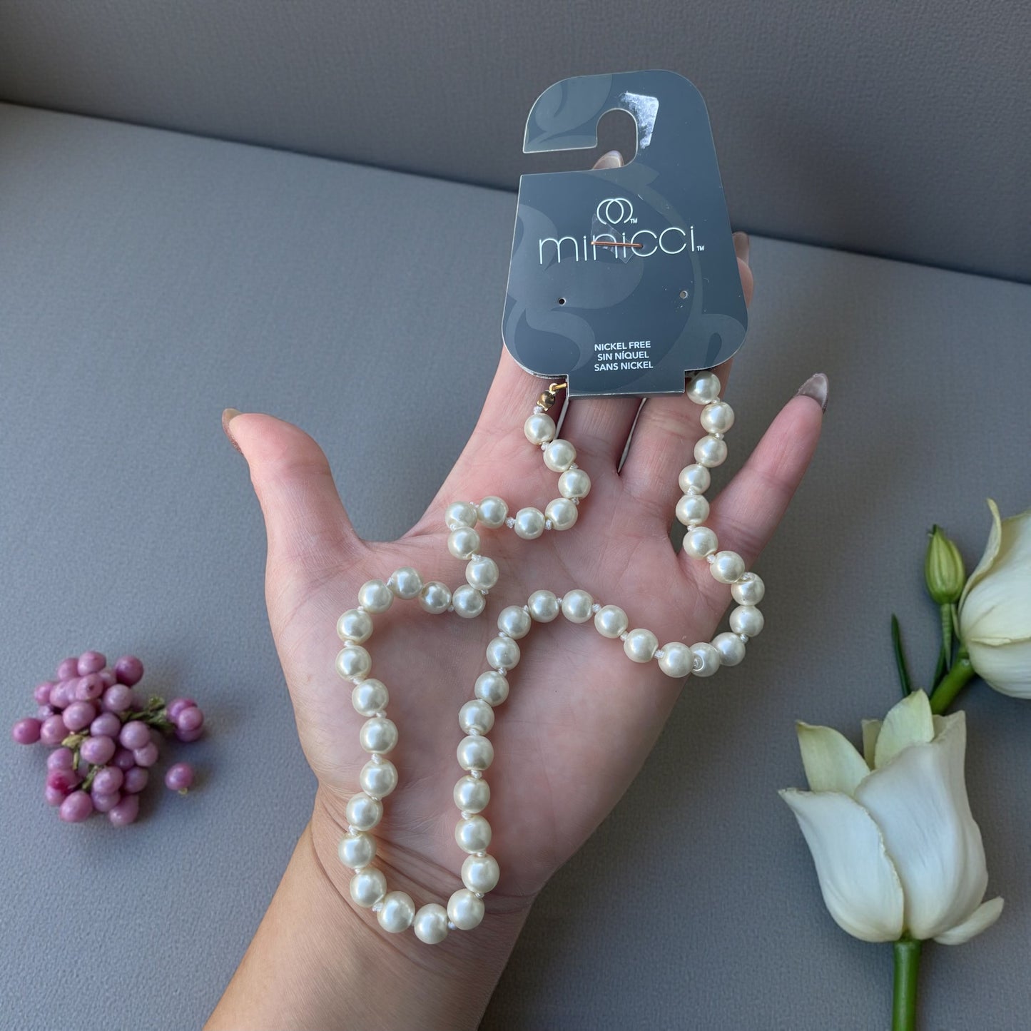 Classic Ivory Pearl Beaded Necklace – Elegant & Timeless