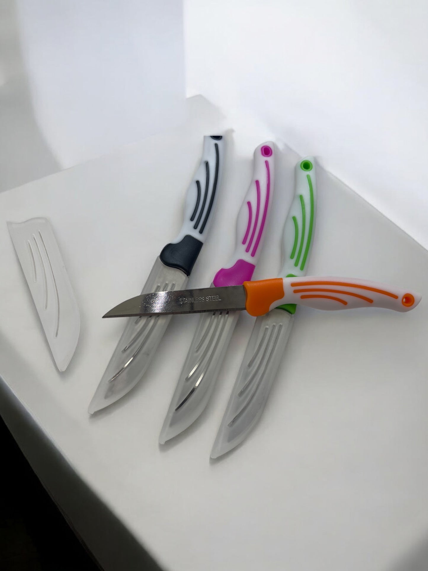 Mini Fruit Knife Set 4 Piece - Multicolored