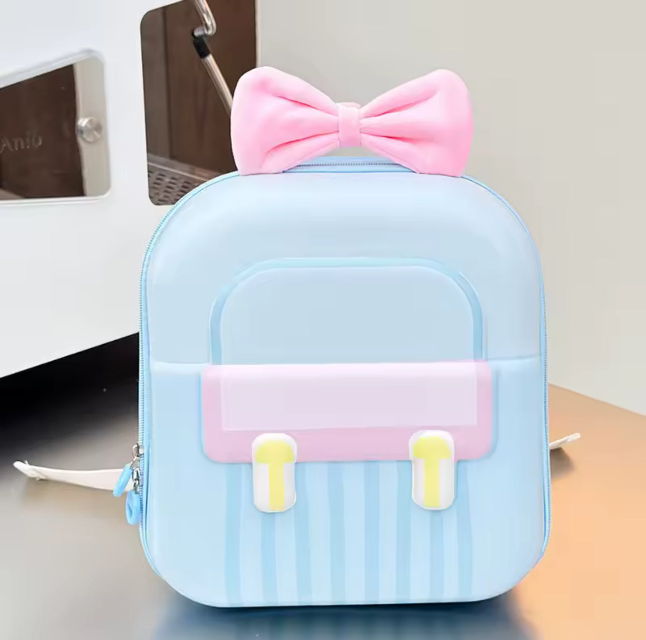 Kindergarten Small Schoolbag Sweet Bow Lightweight Boys And Girls Eggshell Shoulder Bag New Children Fashion Backpacks