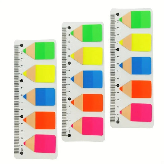 Pencil Shaped colored Sticky Notes